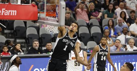 San Antonio Spurs Wemby dunk Sixth Street PE fund sports