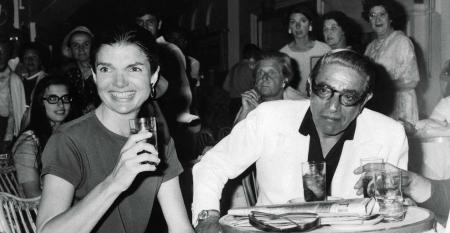 Jackie Kennedy Onassis and Aristotle Onassis