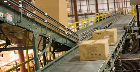 warehouse conveyor belt